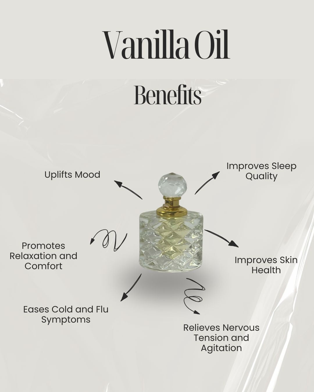 Vanilla Essential Oil – Warmth, Comfort, and Sweet Simplicity - Fine Crystal Bottle 12ml